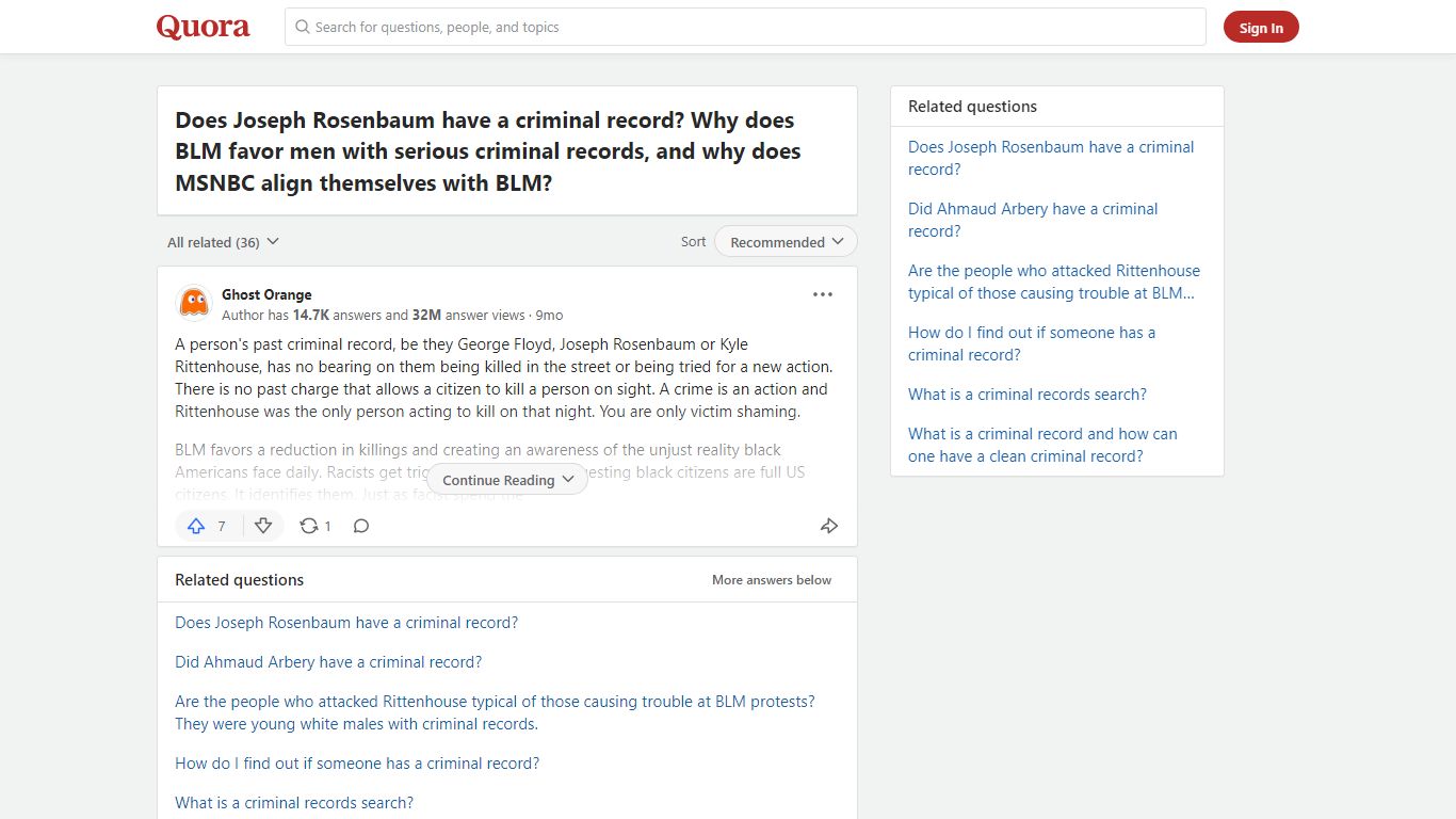 Does Joseph Rosenbaum have a criminal record? Why does BLM ... - Quora